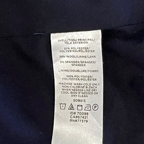 Ann Taylor. Navy Suit - Picture 7 of 8